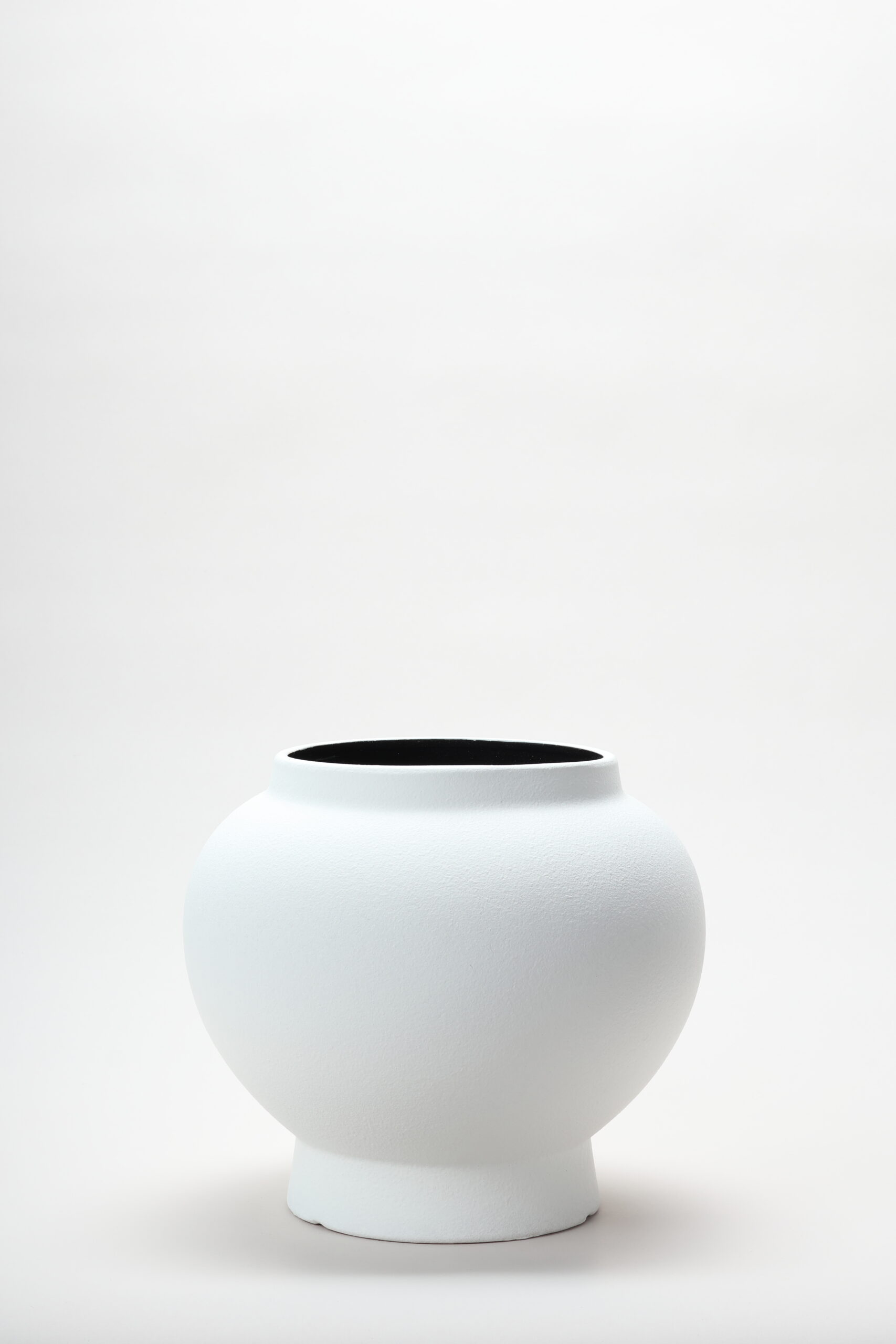 Large Round Decorative Vase (White)
